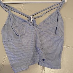 Blue tank top